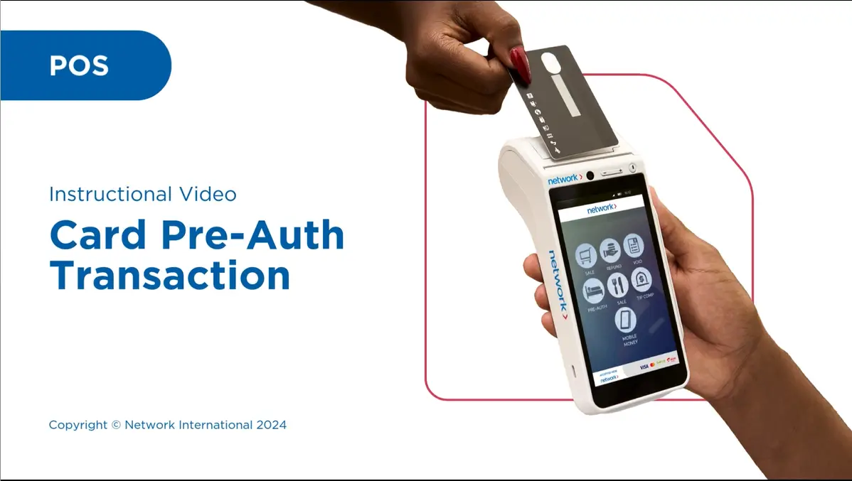 How to Perform Card Pre-Authorization on Network POS