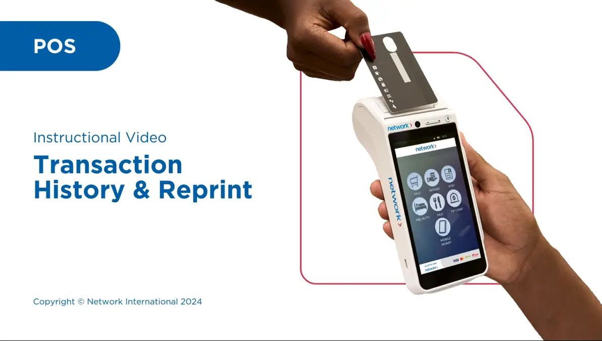 How to Reprint a Transaction Receipt on Network POS